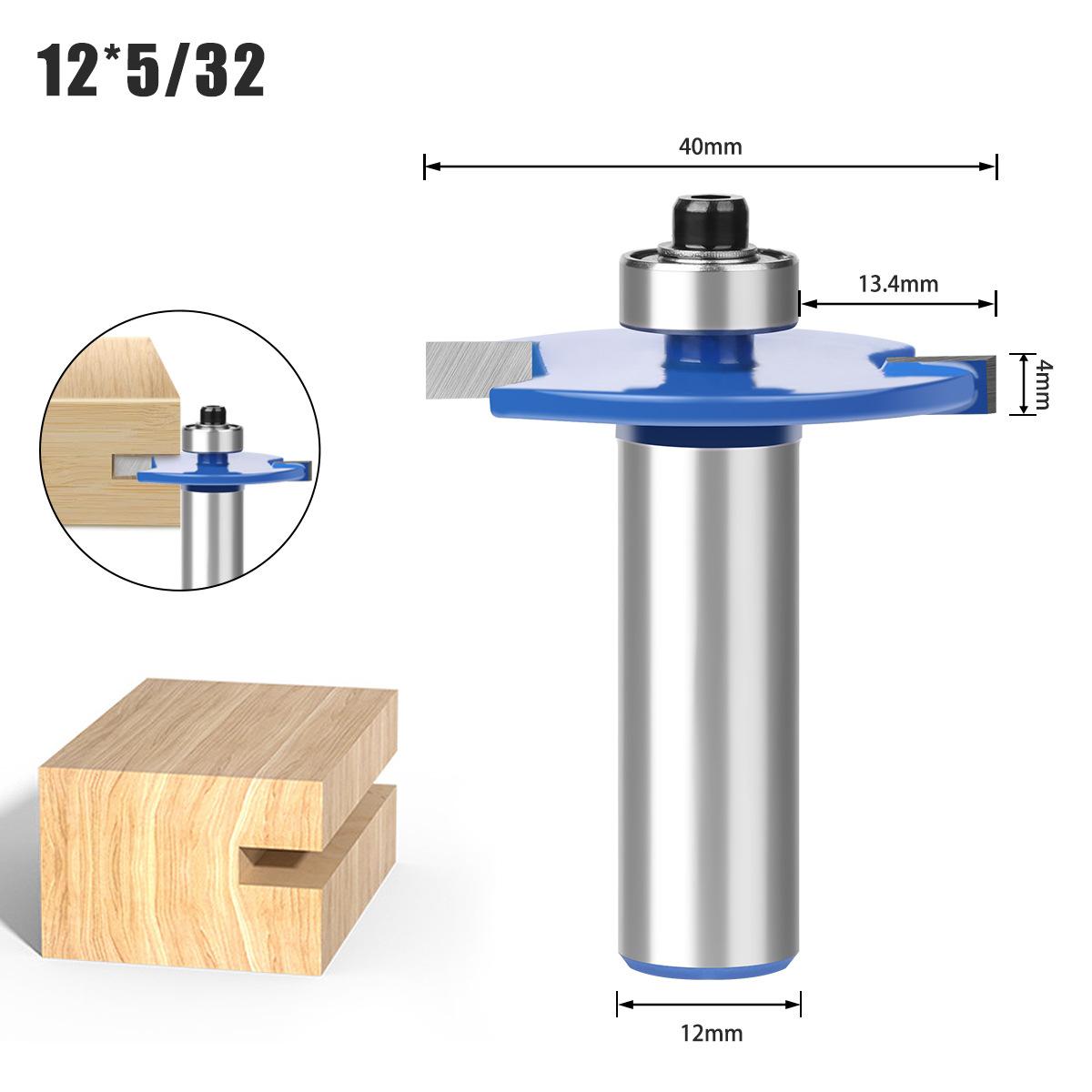 

Ball T-Knife 1/4 Handle 1/2 Handle, Woodworking Milling Cutter Slotting Cutter Alloy Cutter Side Handle Trimming Machine Knife Engraving Machine Ball T-knife 12 * 40 * 4