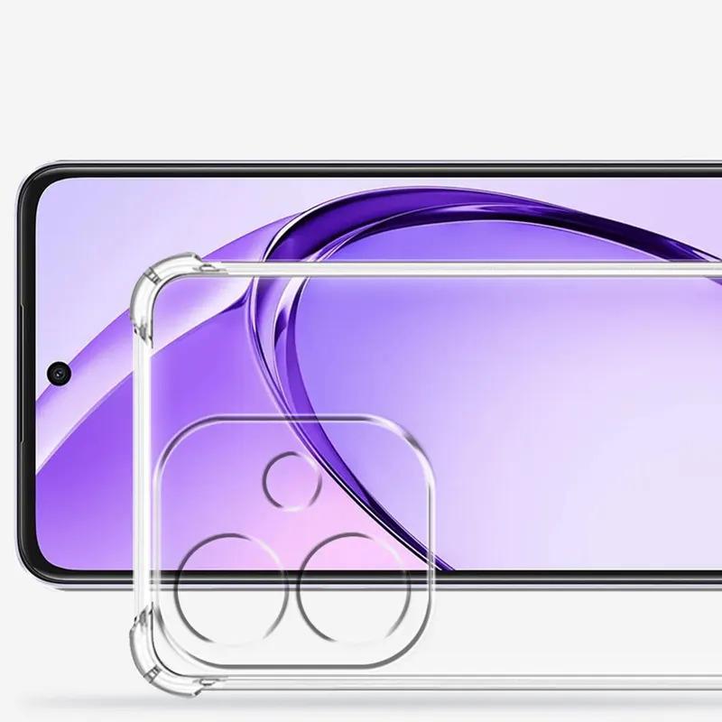 For OPPO A3 5G 4G A3X A40 A40M A60 5G A 3 Case Shockproof Airbag Phone Cases Clear Silicone Soft Coque Back Cover Carcase Fundas