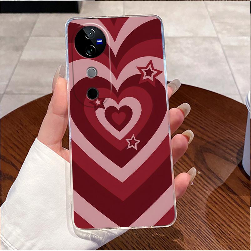 Case For VIVO V40 5G Back Cover VIVO V40 Pro 5G Cute Love Cat Rabbit Funny Cartoons Casing Ultra Thin Clear Soft TPU Phone Case