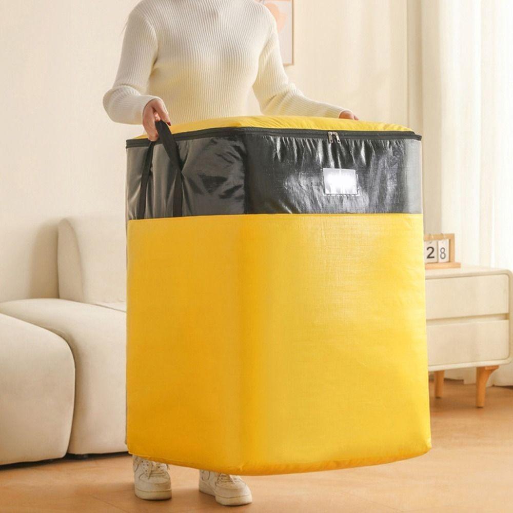 Large Capacity Moving Package Bag Multifunctional Waterproof Luggage Packing Bag Durable Dustproof Clothes Quilt Storage Bag
