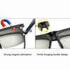 6 In 1 Polarized Sunglasses Men Women Magnetic Clip On Glasses  Optical Prescription Eyeglass Frames Magnet Clips