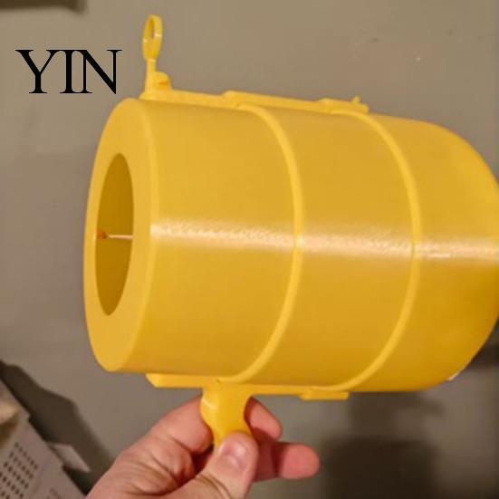 Easy to Operate Air Cannon Handheld Toy, Foldable Single Shot Blast Indoor Outdoor Fun Game Vortex Prank Shooter for Family Parties, Holiday Birthday