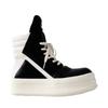 2025 Amerikanska inverterade triangel svart och vitt höga sneakers trendiga high street sneakers muffin tjocksulade hip-hop Martin-kängor dam