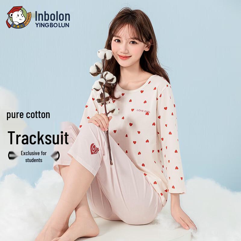 Yingbolun Kids Pure Cotton Spring/Summer Pajama Set 165