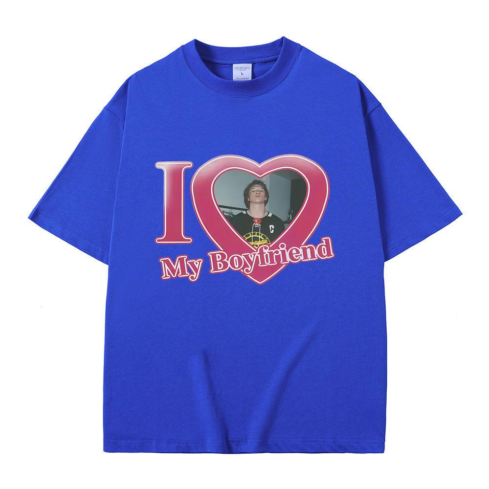 Heated Rivalry T-Shirt Ich liebe meinen Freund Ilya Rozanov Grafik-T-Shirt Herren Damen Kleidung Mode T-Shirts Männlich Vintage-T-Shirt
