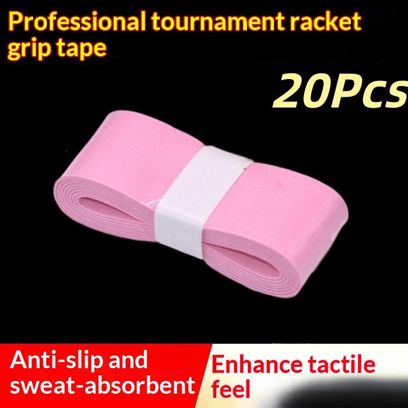 10/20Pcs Tennis Racket Overgrip Sweat Band Absorption Grip Pu Badminton Racket Handle Grip Tennis Griptape Padel Racket Grip
