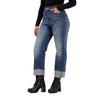 G-Star Tedie Ultra-High Waist Straight Turn Up Raw Edge Ankle джинсы