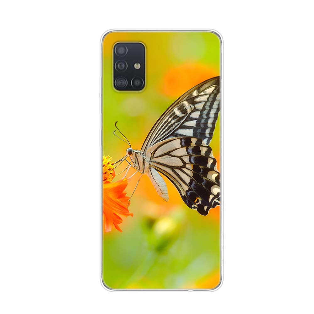 Cute Butterfly Fashion For Samsung Galaxy A01 A11 A12 A22 A21S A31 A41 A42 A51 A71 A32 A52 A72 A02S Soft Phone Case