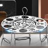 Removable Handle Rotating Scalable Steamer Foldable Steaming Rack Durable Steaming Basket  Dumpling