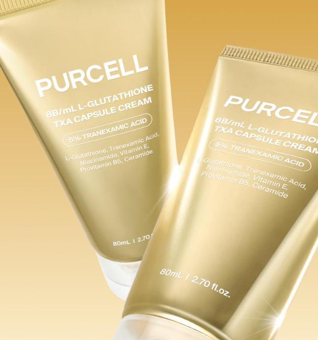 PURCELL Glutathione TXA Kapselcreme 80ml Aufhellende & Feuchtigkeitsbarrierecreme