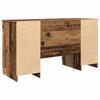 Vintage Style Desk with Shelf 140 X 49 X 76 Cm Engineered Wood