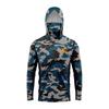 Long Sleeve Fishing Shirt Breathable Sun Protection Camo Wear Men