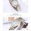 Middle-aged and Elderly Large Dial Pointer Digital Surface Elastic Elastic Band Quartz Men's and Women's Watches