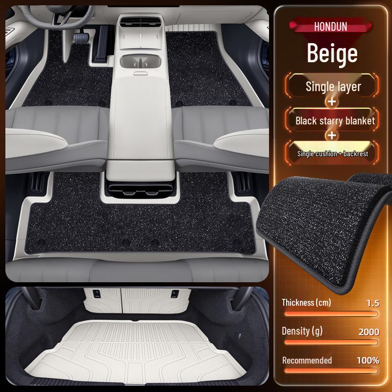 Dark Blue TPE Floor Mats for L06 - 2026 Car Interior Accessories