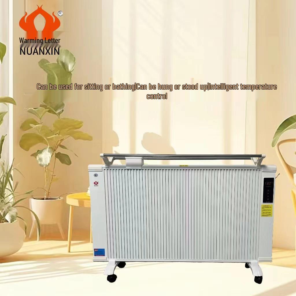 Carbon Fiber Wall-Mounted Electric Heater: Energy-Saving, Silent, Rapid-Heating for Bathrooms and Offices