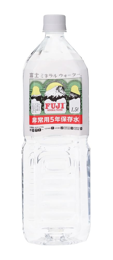 

Fuji Mineral Water Emergency 5 Year Storage Water x 8 bottles (Pet) 1.5L