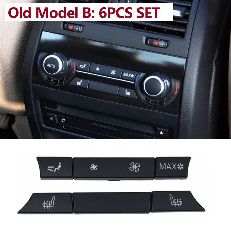 Rear Air Conditioner Ventilaton AC Button Keys Repair Kit For BMW 5 5GT 6 7 Series F10 F11 F07 F01 F02 F12 F06 730 735 740
