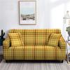 1 /2 /3 /4 Seater Plaid Sofa Cover Dust -Proof Stretch Sofa Slipcover For Living Room L Shape Sofa Protector Anti -Fouling Home Decor