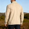 Men's Heated Fleece Sweatshirts Leisure Half Zip-up Solid Color Long Sleeve Pullover Autumn Winter Sportwear Big Size Streetwear S-3XL
