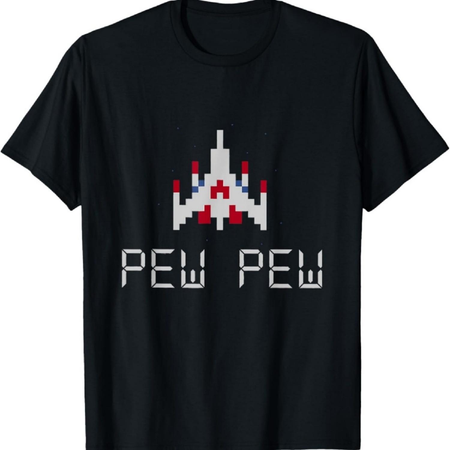 Arcade Retro video game ship T-Shirt S