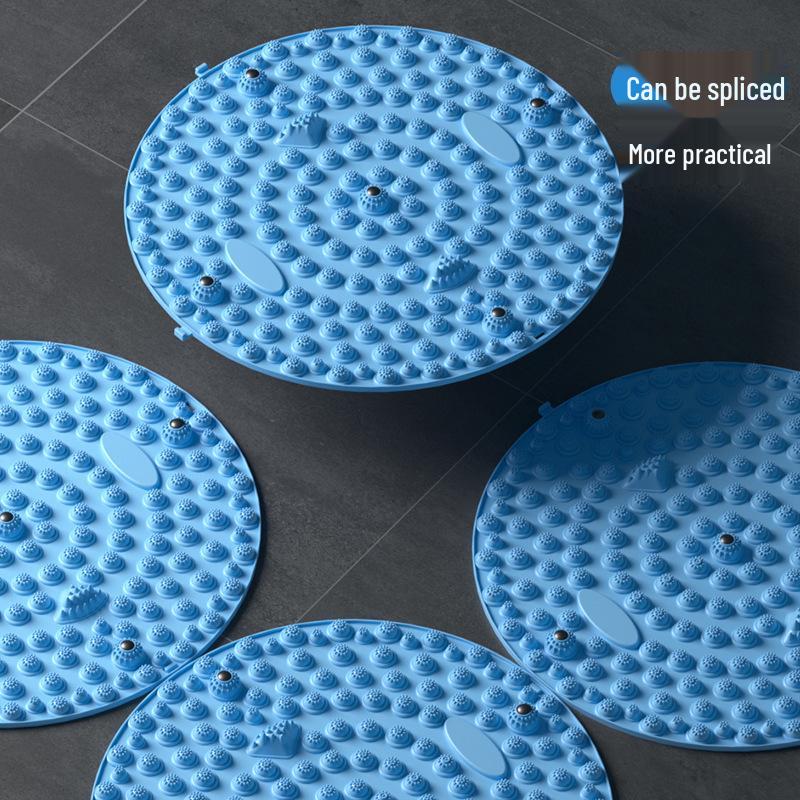 Plantar Massage Acupressure Foot Pad - Soft Silicone Meridian Board for Adults