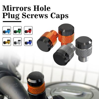 Accesorios de Moto M10*1.25 CNC Tapones Cubre Tornillos Agujeros Espejos Pernos Adaptadores de Rosca Para DUKE RC 125 390 200 250 690