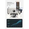 HiBREW H10A Semi-Auto Espresso Machine - 20Bar Pump (Rich Crema), 58mm Portafilter, Temp Adjustable, Stainless Steel, Cold/Hot for Home/Office