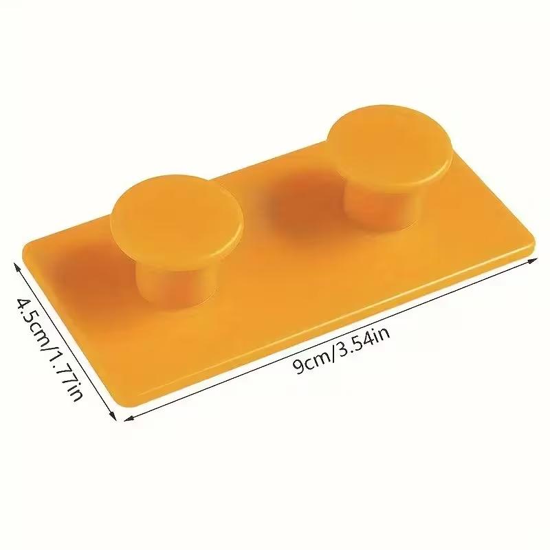1/4pcs Creative Building Blocks Shaped Fridge Magnets Magnetic Block Hooks For Refrigerator Decorative Magnets