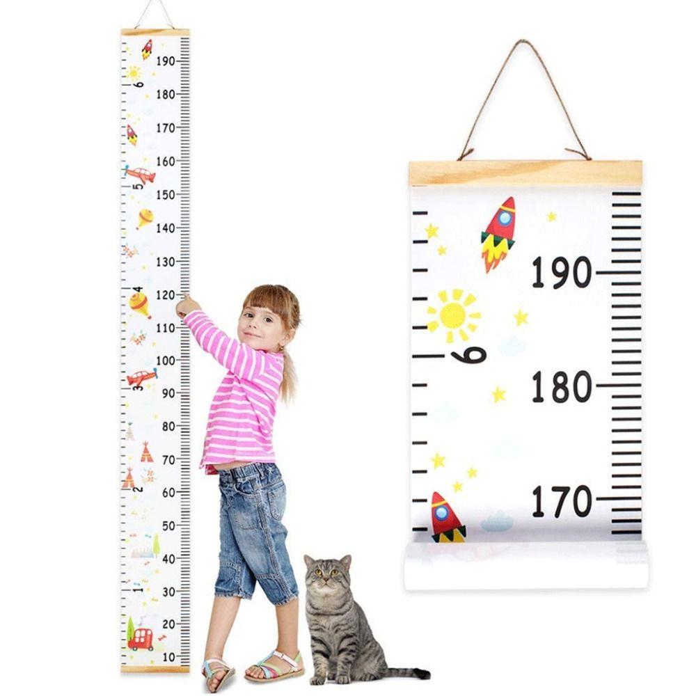 Removable Children's Height Ruler Wall Hanging Height Measuring Chart  for Kids Child Room