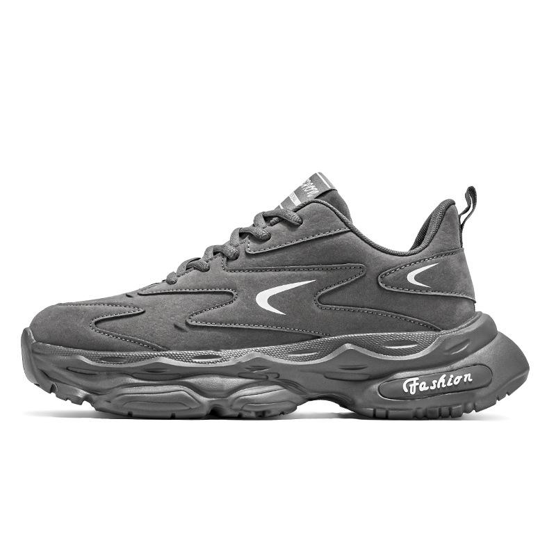 22 spring and summer large size thick-soled lightweight dad shoes outdoor hiking breathable leisure sports trendy shoes