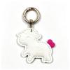 Sheep Pendant With Spring Buckle Pu Leather Bag Charms For Girls Handbags Backpack Decor Accessories Trendy Gift