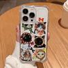 Colorful Cat Design Phone Case For Samsung Galaxy S25 S24 S23 S22 S21 S20 Note20 Edge FE Ultra Plus 4G 5G Anti Fall Clear Cover