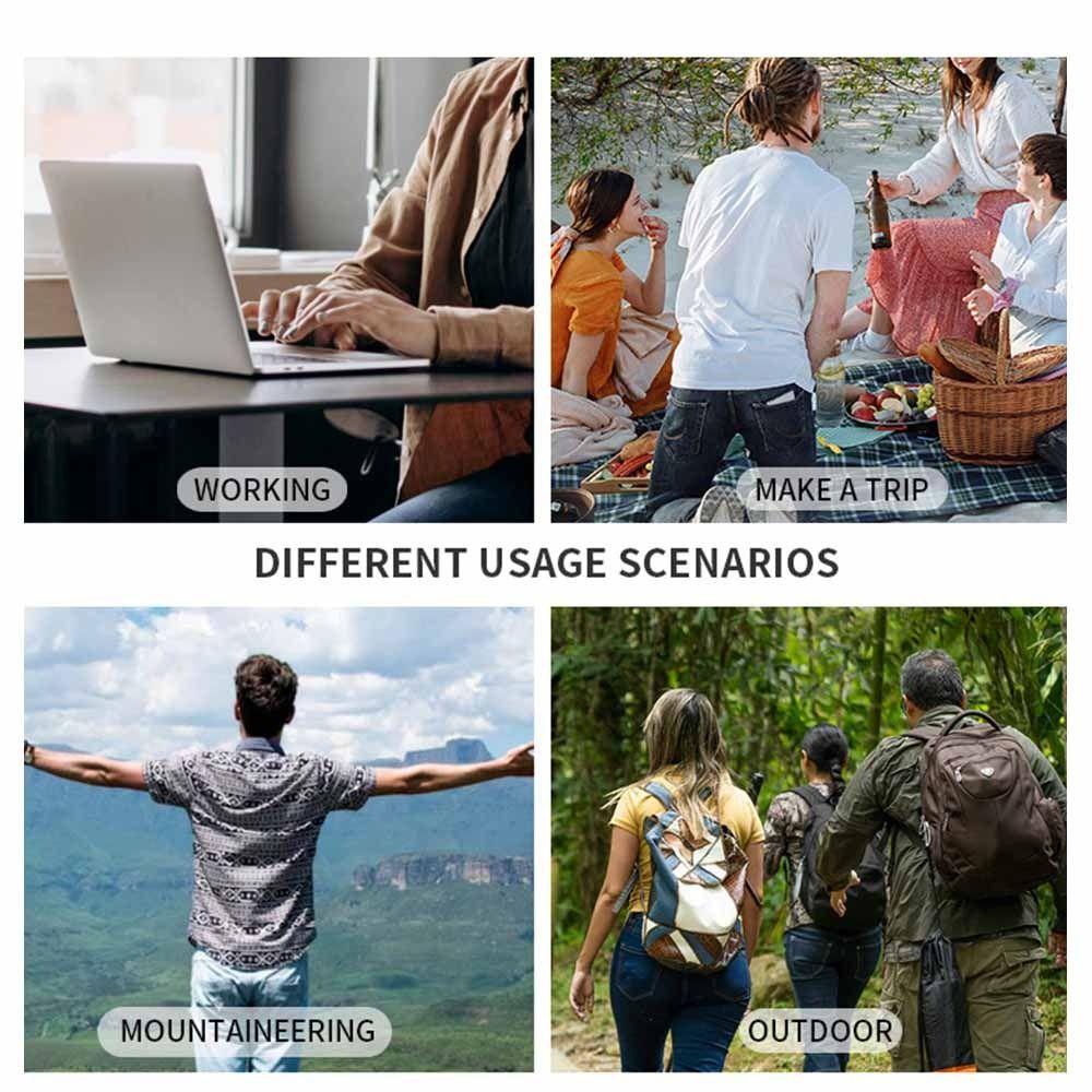 Large Capacity Insulated Cooler Bags Portable Lunch Food Thermal Box Insulated Lunch Bag  Hiking