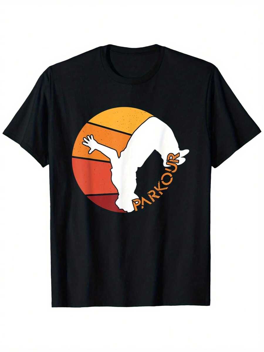 

Unisex s Parkour Graphic T-Shirt - Heavyweight Tee XL