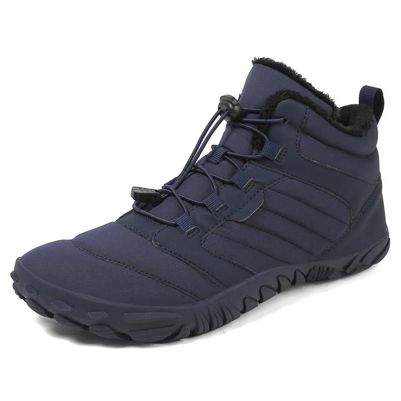 High-top Women's Hiking Shoes Plush Cotton Shoes Men's Winter Warm Snow Boots Trekking Camping Casual Shoes