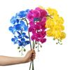 High-End PU Phalaenopsis Artificial Flowers - Single Stem for Home & Hotel Décor