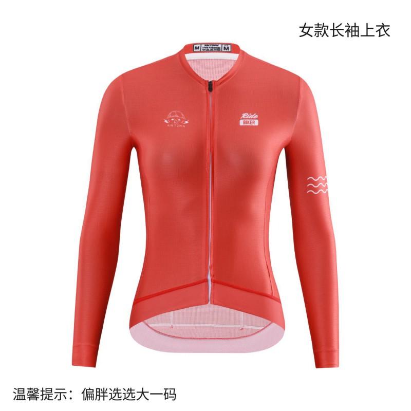 XINTOWN Cycling Jersey Long Sleeve Top Moisture Wicking Road Bike Clothing Men Women