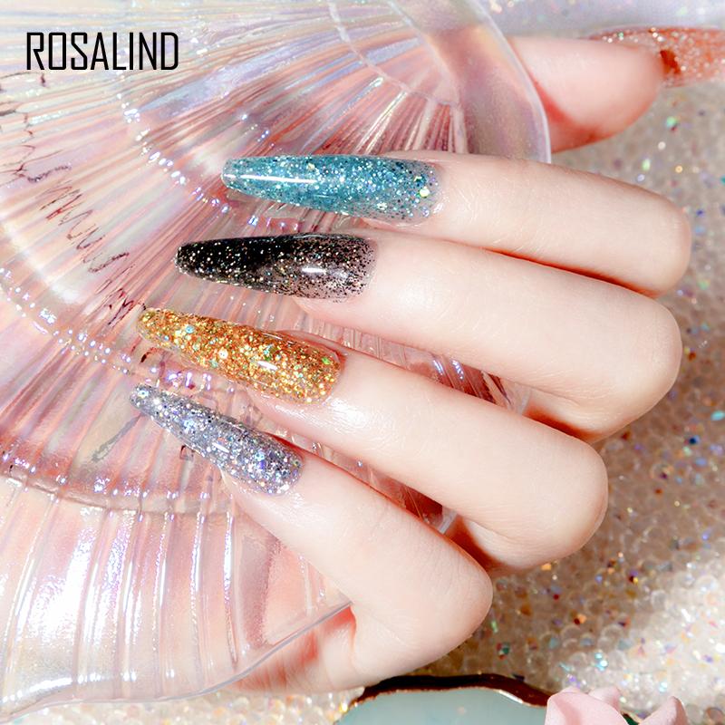 ROSALIND polüküünegeel küünte pikendamiseks sõrmeküüne kunst maniküür akrüülgeellakiga hübriid 30ML polü UV geellakk pikenduseks