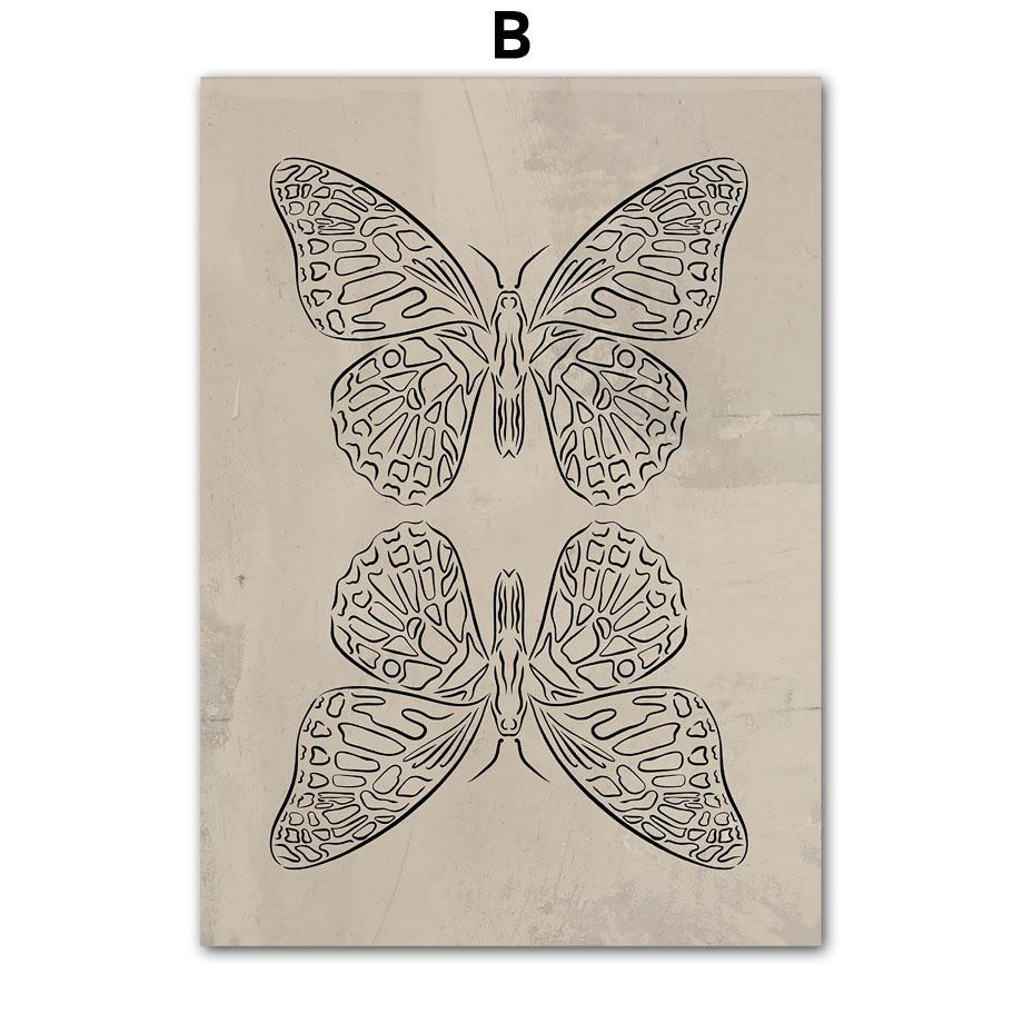 Schwarz Grau Abstrakte Blume Blätter Mädchen Gesicht Moderne Minimalismus Wand Kunst Nordic Leinwand Malerei Poster Und Drucke Wand Bilder