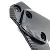 Motokano Footpeg Heel Plate Guards for ZX-25R, ZX-4R, and ZX-4RR SE (Black)