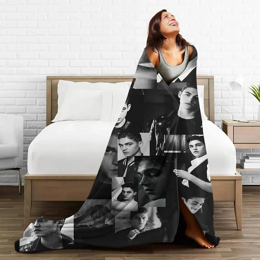 Plaid Hardin Scott Blankets Fleece Summer Popular Portable Soft Throw Blankets for Bed Couch Bedspread