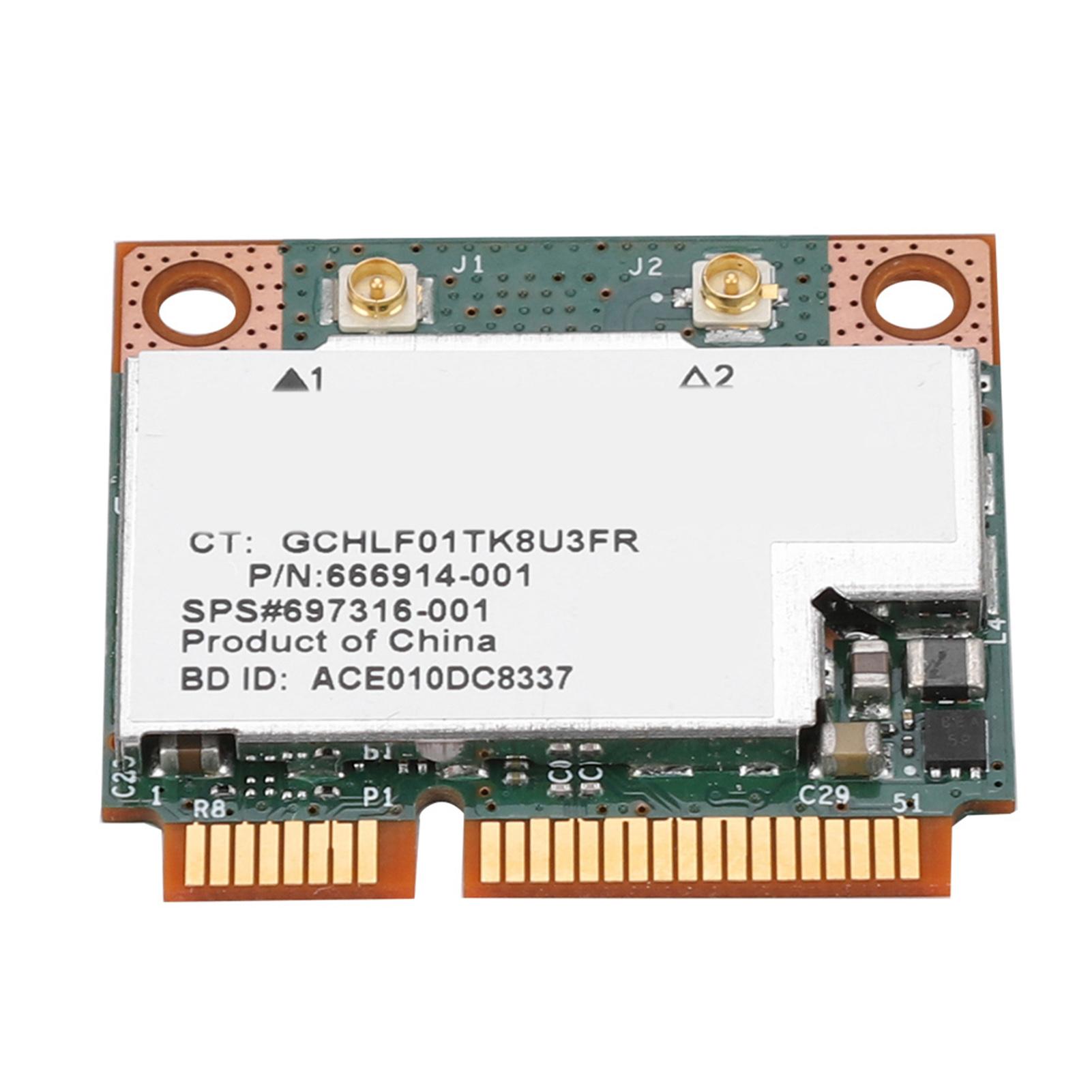

Для HP для Broadcom BCM943228HMB Дводіапазонна 300M Mini PCI-e бездротова LAN-карта з Bluetooth 4.0