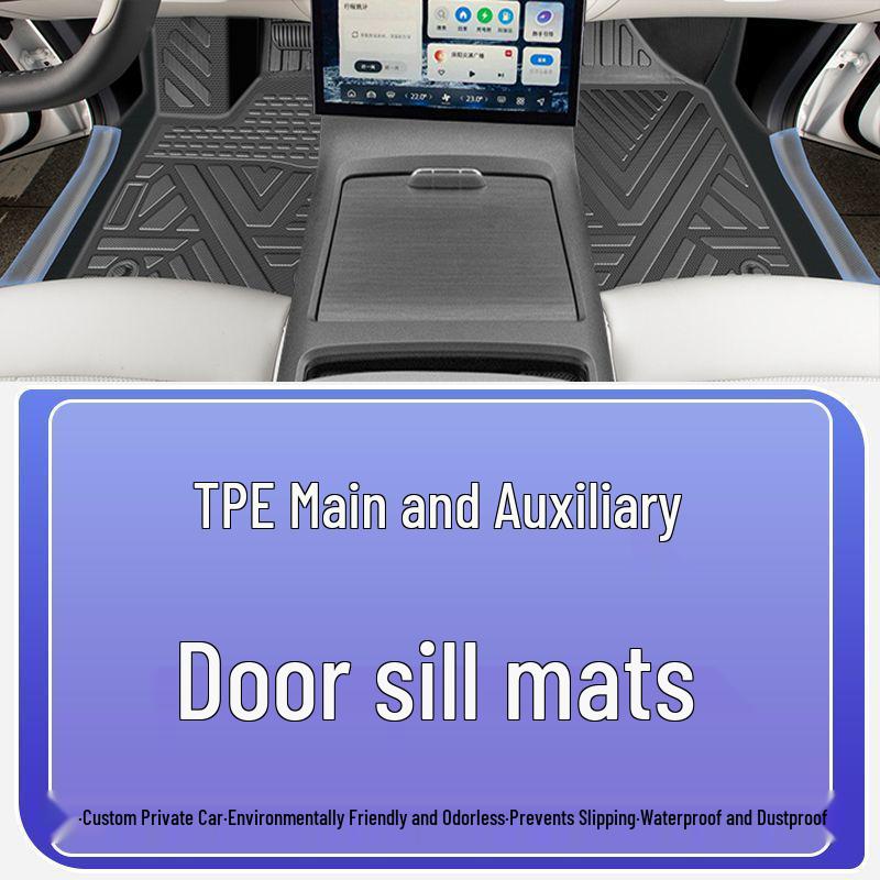 Galaxy L6 23-25 Models: TPE Floor Mats with Door Sill, Starry Sky Blanket, and Upper Layer Trunk Mat 2023-2025 | Geely Galaxy L6