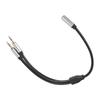 o Cable AUX 3.5mm 1 Female to 2 Male 1 Split in 2 TV Amplifier Speaker Mount Connection