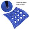 Inflatable Seat Cushion 16 Holes Professional Inflatable Wheelchair Cushions for Seat Blue