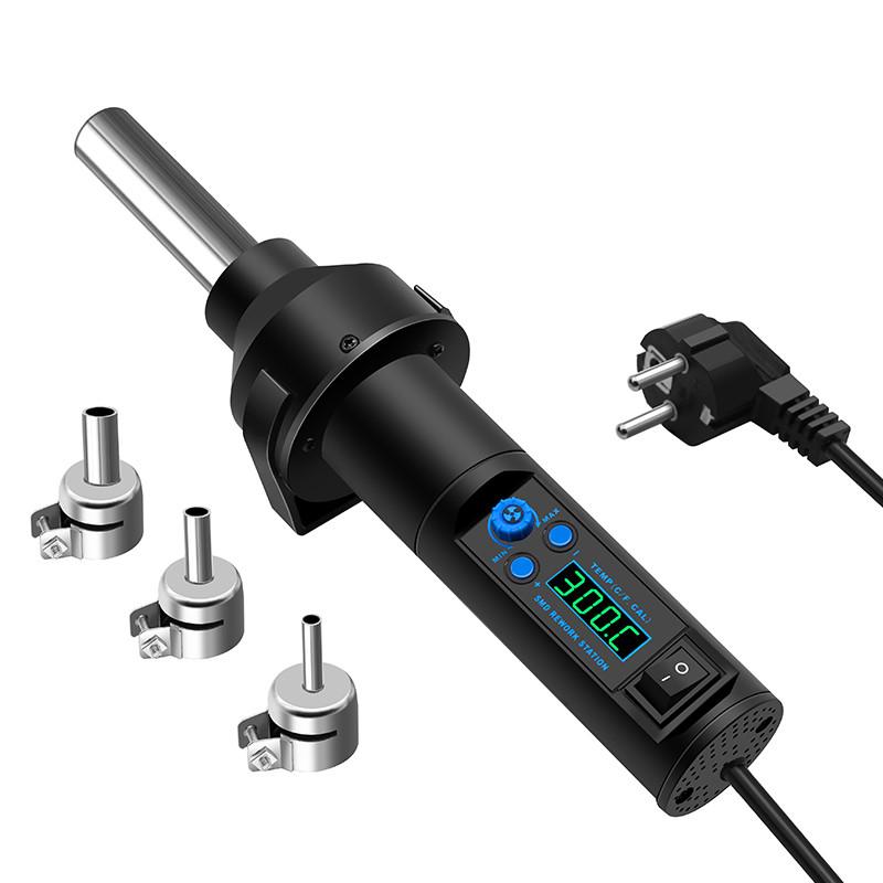8032D Electrical Digital Display Temperature Adjustable Hot Air Gun Mobile Phone Soldering Repair Tool Portable Heat Gun
