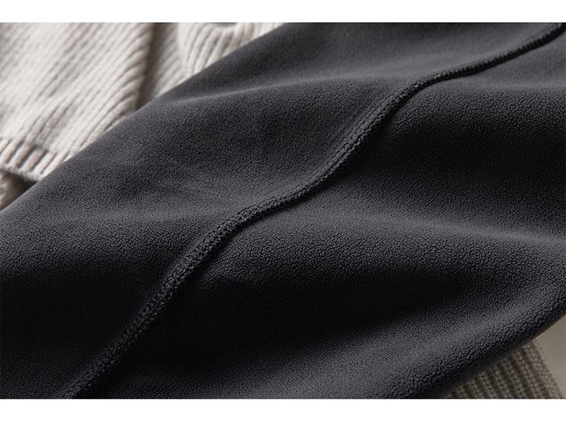 2025 Winter High-Waisted Thickened Coral Fleece Wide-Leg Pants: Slimming, Warm, Casual Wear for Women