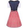 German Bavarian Skirt Copay Oktoberfest Costume Adult, Female Festival Folk Dance Uniform