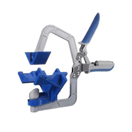 90-Degree Corner Clamp Ergonomic Handle Adjustable Thickness Multipurpose Handheld Right Angle Clamp Woodworking Tool