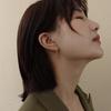 Korean Cold Style Long Tassel Earrings, Titanium Steel, F266